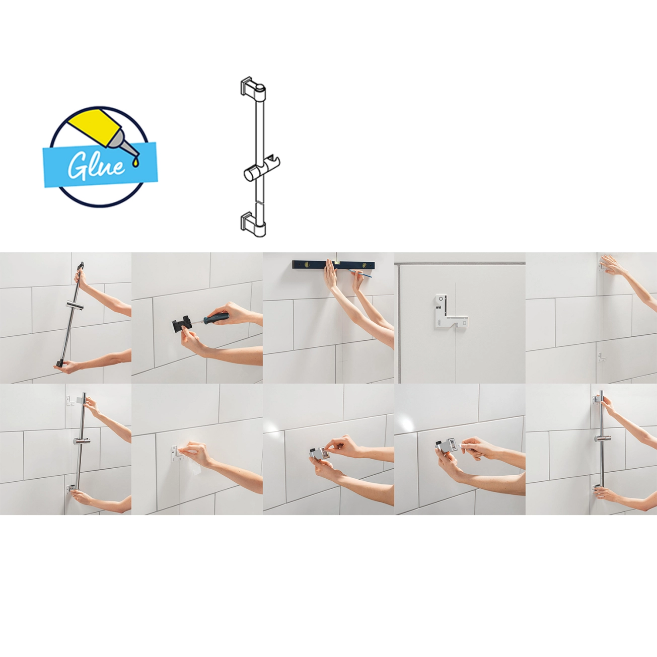 Душовий гарнітур Grohe QuickFix Vitalio Start 110 27942001 Фото - 6