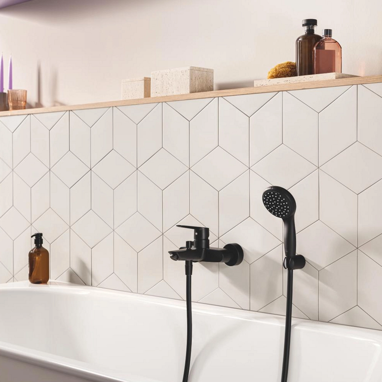 Кронштейн для ручної лійки Grohe QuickFix 279582430 Фото - 4