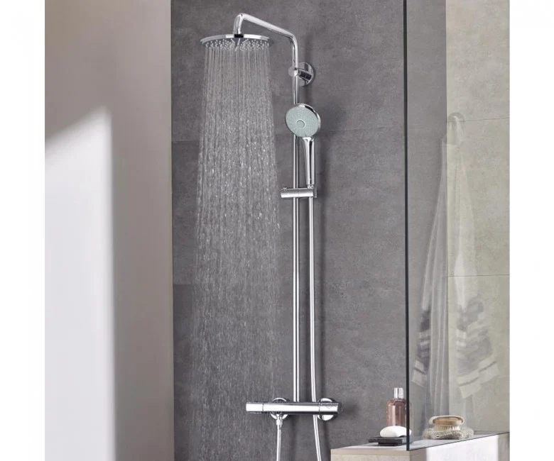 Душова система з верхнім душем і термостатом Grohe Euphoria (27964000) Фото - 3