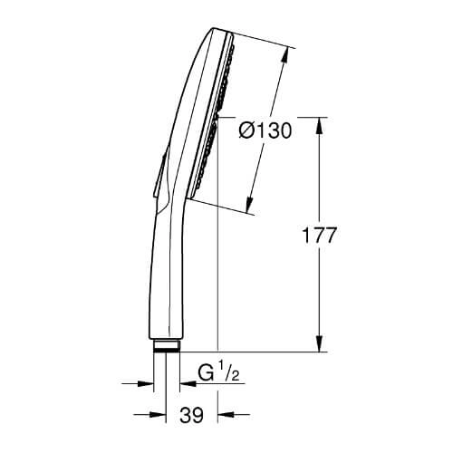 Душевая система Grohe Rainshower Smartactive 27966001 Фото - 1