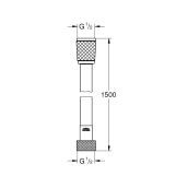 Шланг для душа Grohe QuickFix VitalioFlex Trend 287412432 Фото - 1