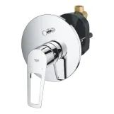 Змішувач для ванни прихованого монтажу Grohe BauLoop New з внутрішньою частиною, хром (29081001) Фото - 1