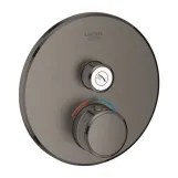 Термостат скрытого монтажа Grohe Grohtherm SmartControl с одной кнопкой управления, темный графит (29118AL0)