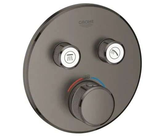 Термостат для душа Grohe Grohtherm SmartControl на 2 выхода, графит матовый (29119AL0)