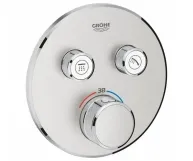 Термостат для ванны скрытого монтажа Grohe Grohtherm SmartControl, стальной (29119DC0)