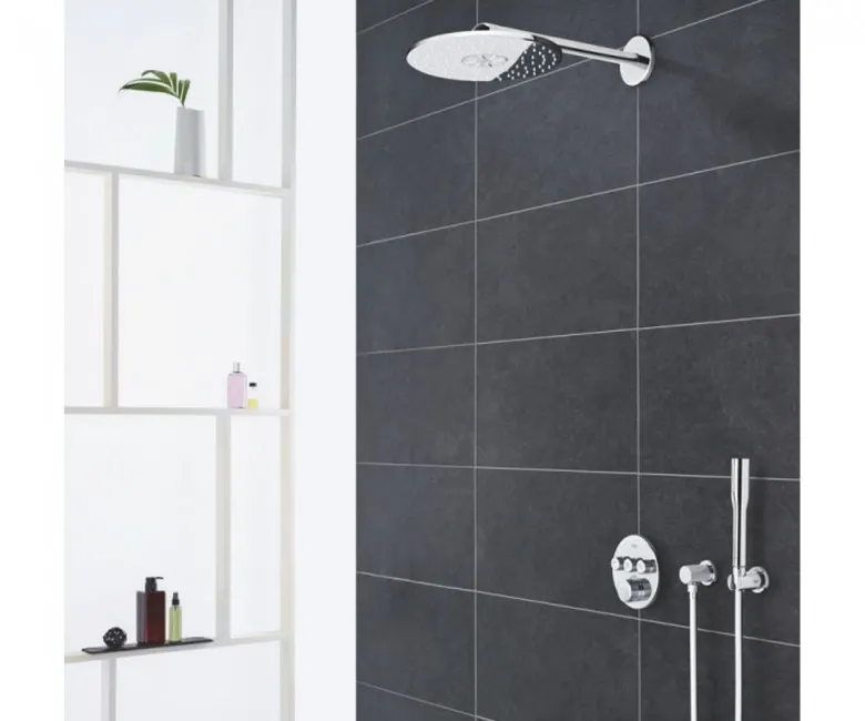 Термостат для ванны скрытого монтажа Grohe Grohtherm SmartControl, наружная часть, хром (29121000) Фото - 2