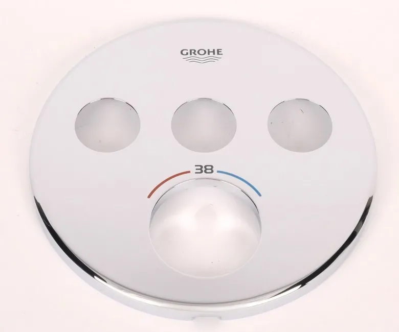 Термостат для ванны скрытого монтажа Grohe Grohtherm SmartControl, наружная часть, хром (29121000) Фото - 6