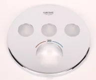 Термостат для ванны скрытого монтажа Grohe Grohtherm SmartControl, наружная часть, хром (29121000) Фото - 6