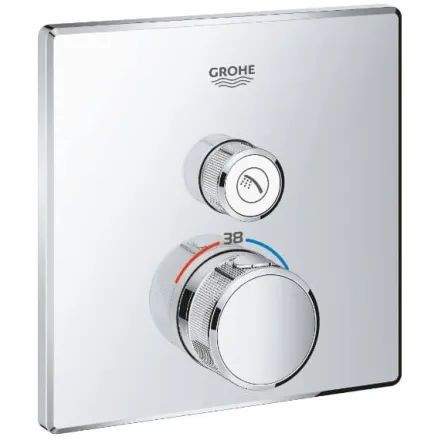 Термостат для душа Grohe Grohtherm SmartControl, встраиваемый без подключения шланга (29123000)