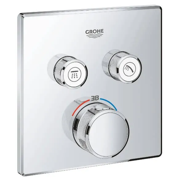 Термостат для душа Grohe Grohtherm SmartControl, зовнішня частина, на 2 споживача (29124000)