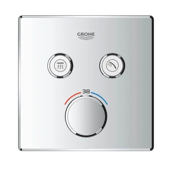Термостат для душа Grohe Grohtherm SmartControl, зовнішня частина, на 2 споживача (29124000) Фото - 1