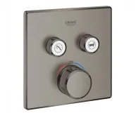 Термостат для ванни прихованого монтажу Grohe Grohtherm SmartControl, зовнішня частина, графіт матовий (29124AL0)