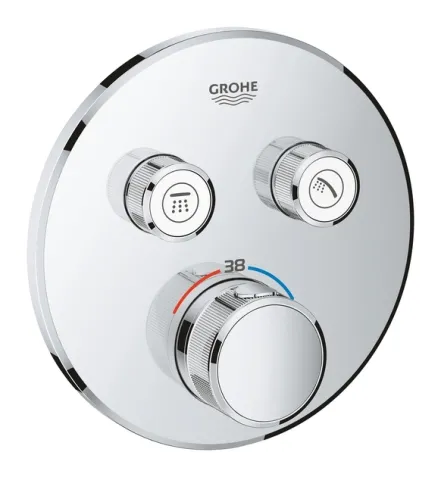 Термостат скрытого монтажа Grohe Grohtherm SmartControl с 2 кнопками управления (29151LS0)