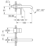 Змішувач для раковини Grohe Essence New M-Size хром (29192001) Фото - 1