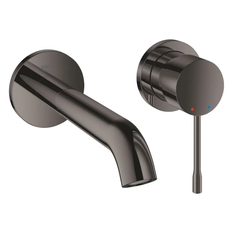 Змішувач для умивальника Grohe Essence M-Size, зовнішня частина, hard graphite (29192A01)