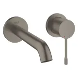 Смеситель для умывальника Grohe Essence M-Size, наружная часть, brushed hard graphite (29192AL1)