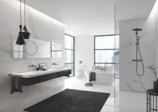Смеситель для умывальника Grohe Essence M-Size, наружная часть, brushed hard graphite (29192AL1) Фото - 2