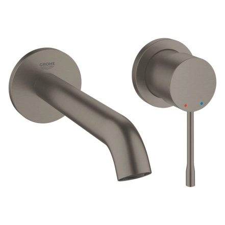 Змішувач для умивальника Grohe Essence M-Size, зовнішня частина, brushed hard graphite (29192AL1)