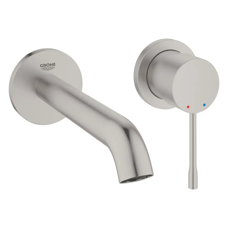 Змішувач для умивальника Grohe Essence M-Size, зовнішня частина, supersteel (29192DC1)