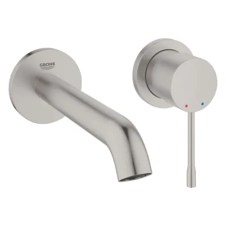 Змішувач для умивальника Grohe Essence M-Size, зовнішня частина, supersteel (29192DC1)