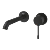 Змішувач для умивальника Grohe Essence M-Size, зовнішня частина, чорний матовий (29192KF1) Фото - 3