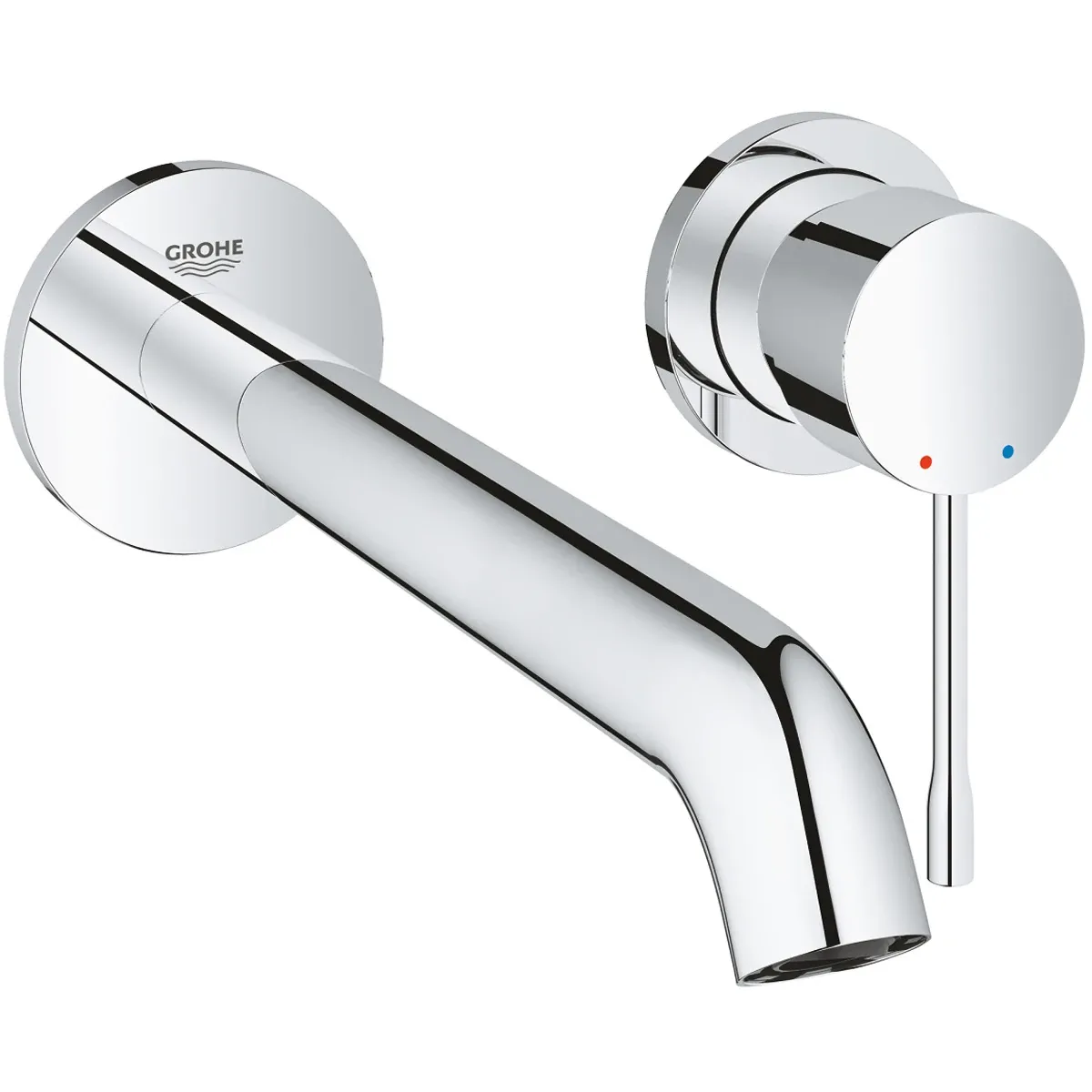 Змішувач для умивальника Grohe Essence New L-Size, зі стіни, зовнішня частина, хром (29193001)