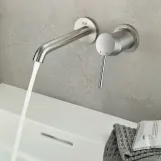 Змішувач для умивальника Grohe Essence New L-Size, зі стіни, зовнішня частина, хром (29193001) Фото - 2