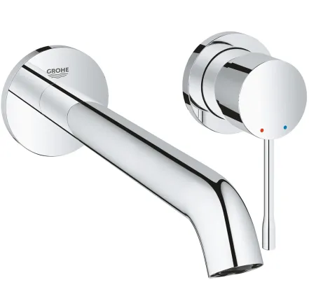 Змішувач для умивальника Grohe Essence New L-Size, зі стіни, зовнішня частина, хром (29193001)