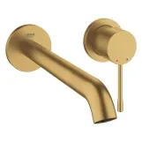 Смеситель для умывальника Grohe Essence New L-Size, со стены, на 2 отверстия внешняя часть, brushed cool sunrise (29193GN1)