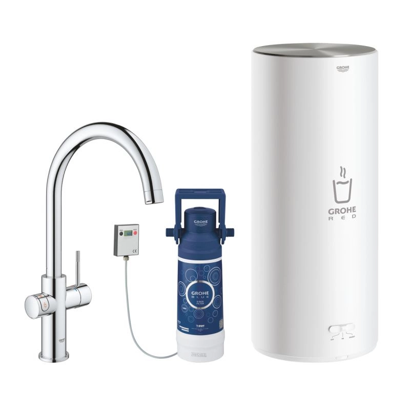 Кухонний змішувач з бойлером L-size Grohe Red Duo (30079001)