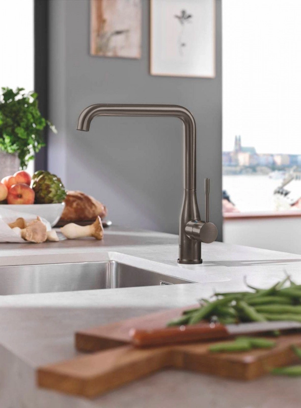 Смеситель для кухни Grohe Essence, графит матовый (30269AL0) Фото - 2