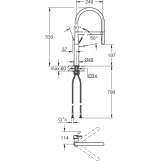 Змішувач для кухні Grohe Essence одноважільний хром (30294000) Фото - 3