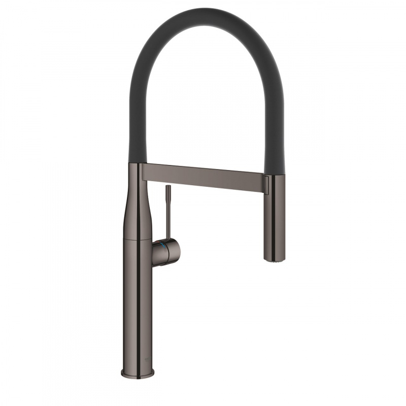 Смеситель для кухни Grohe Essence, однорычажный, hard graphite (30294A00)