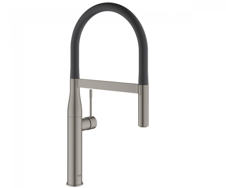 Змішувач для кухні Grohe Essence New, одноважільний, Brushed Hard Graphite (30294AL0)