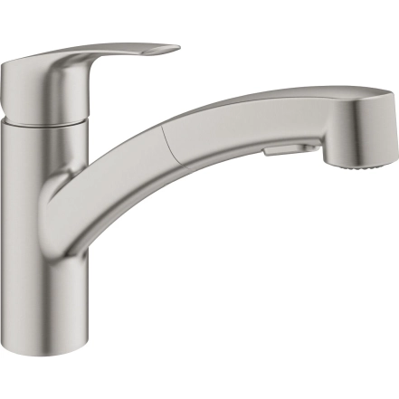 Смеситель для умывальника Grohe Eurosmart, сталь (30305DC1)