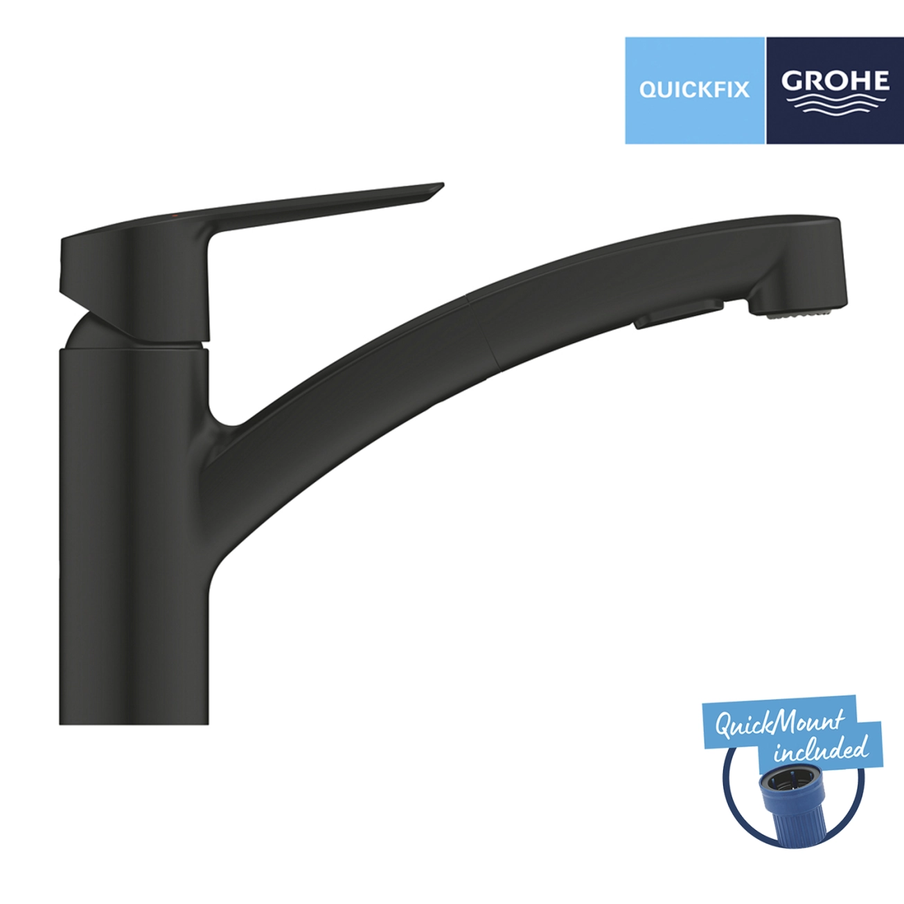 Змішувач для кухні Grohe QuickFix Start 303072431 Фото - 2