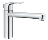Смеситель для кухни однорычажный Grohe Eurosmart, горизонтальный излив, хром (30463000)