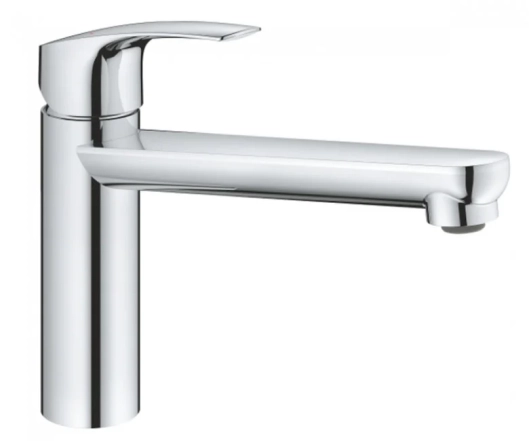 Змішувач для кухні одноважільний Grohe Eurosmart, горизонтальний вилив, хром (30463000)
