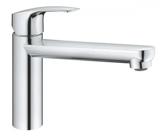 Смеситель для кухни однорычажный Grohe Eurosmart, горизонтальный излив, хром (30463000)
