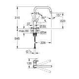 Смеситель для кухни Grohe QuickFix Start 304702430 Фото - 1