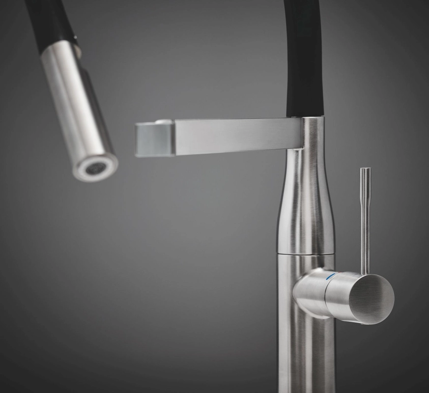 Змішувач для кухні Grohe Essence одноважільний, supersteel (30503DC0) Фото - 2
