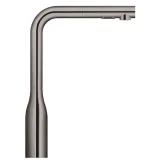 Смеситель для кухни Grohe Essence однорычажный с выдвижной лейкой, hard graphite (30504A00) Фото - 2