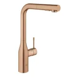 Змішувач для кухні Grohe Essence одноважільний з висувною лійкою, brushed warm sunset (30504DL0)