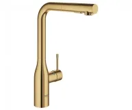Смеситель для кухни Grohe Essence однорычажный с выдвижной лейкой, cool sunrise (30504GL0)