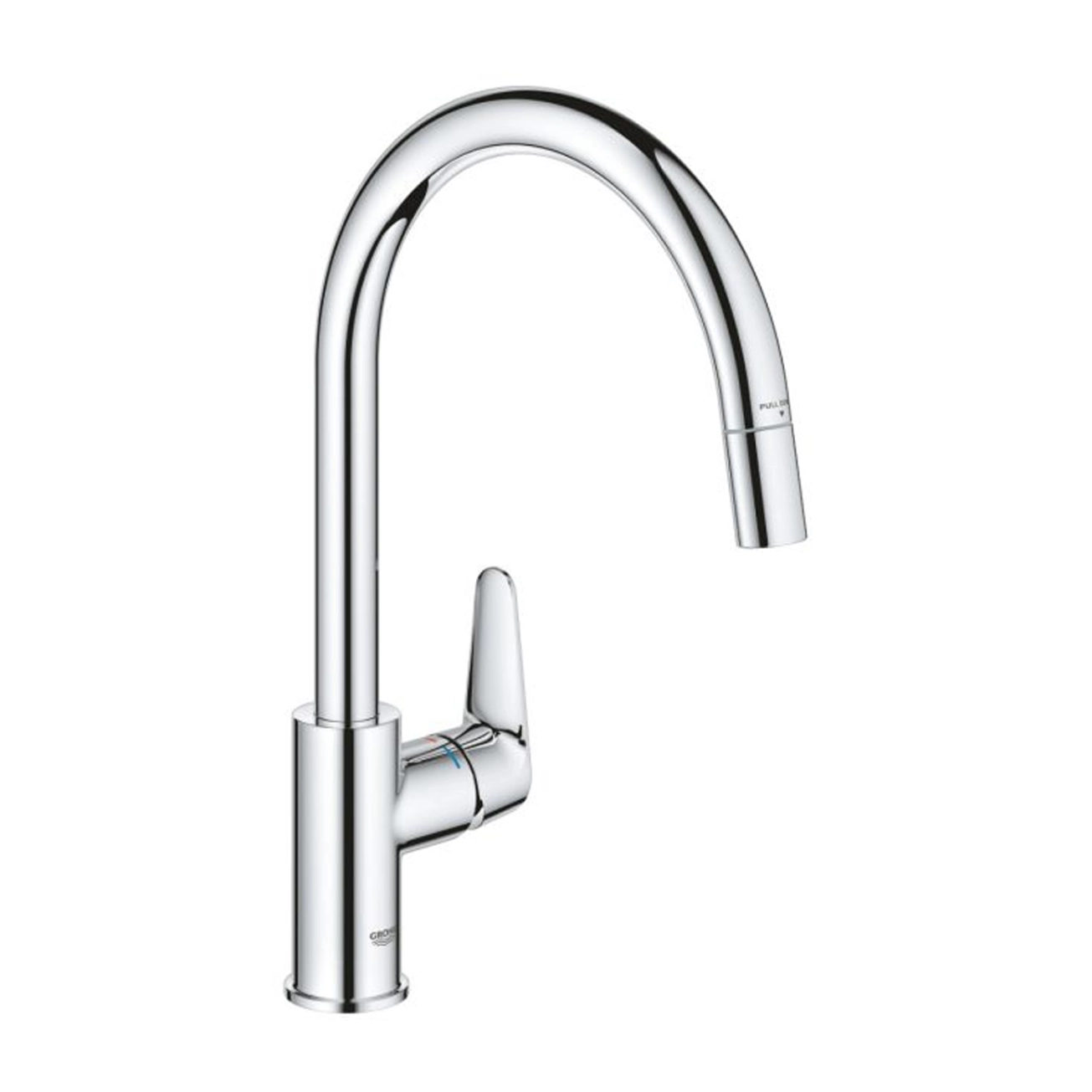 Смеситель для кухни с выдвижным изливом Grohe StartCurve 30562000