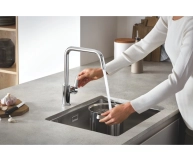 Змішувач одноважільний для кухні Grohe Eurosmart, хром (30567000) Фото - 4