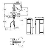 Смеситель для кухни Grohe Blue Pure Eurosmart, под обратный осмос, хром (30586000) Фото - 3