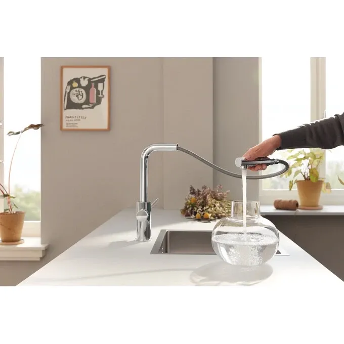 Змішувач для кухні Grohe Blue Pure Minta для подачі технічної та фільтрованої води хром (30590000) Фото - 1