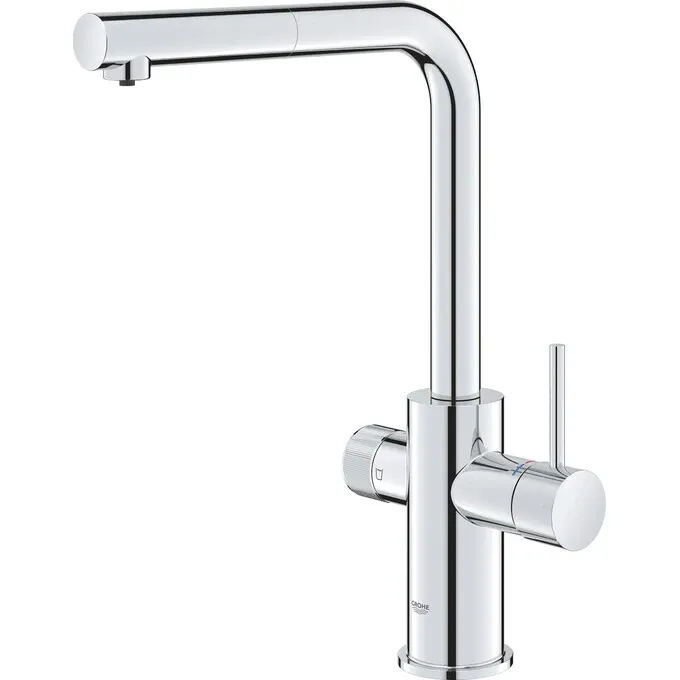 Змішувач для кухні Grohe Blue Pure Minta для подачі технічної та фільтрованої води хром (30590000) Фото - 3