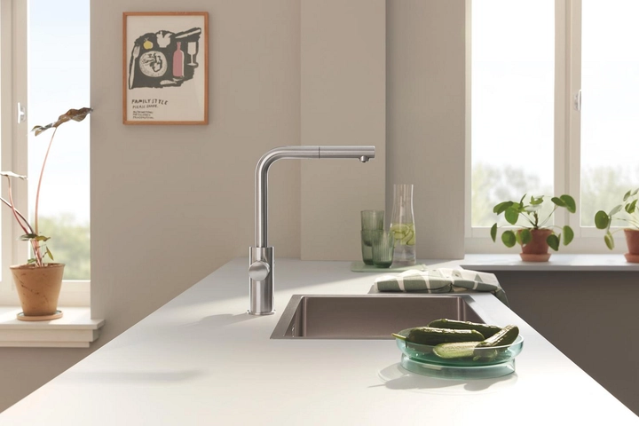 Змішувач для кухні Grohe Blue Pure Minta, під зворотний осмос, суперсталь (30590DC0) Фото - 2